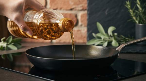 Editorial illustration for Smoke Point Isn't the Whole Story: How to Actually Choose a Cooking Oil for High Heat
